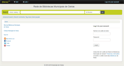 Desktop Screenshot of catalogo.cm-oeiras.pt