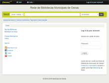 Tablet Screenshot of catalogo.cm-oeiras.pt